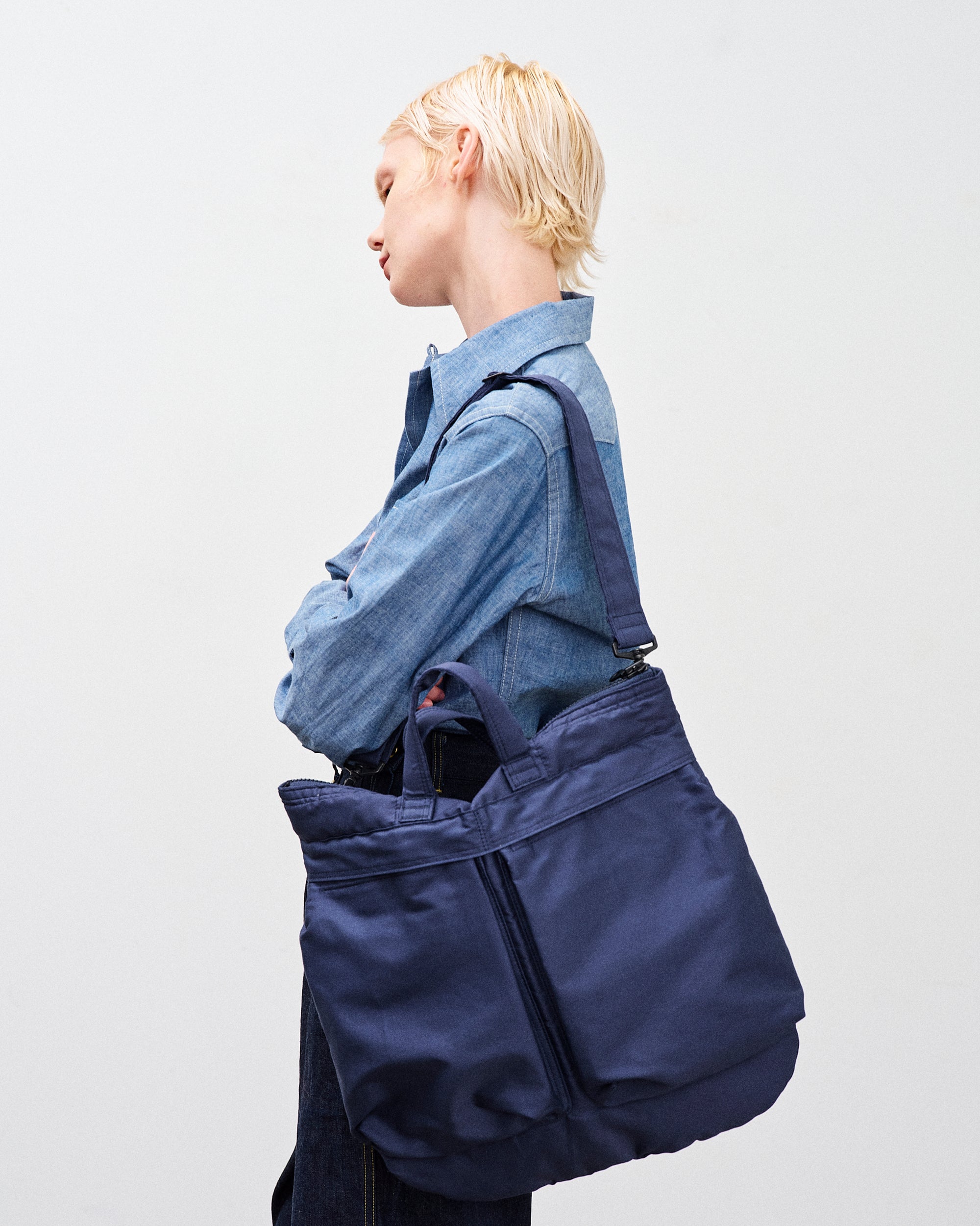 U.S.A.F. HELMET BAG NAVY SMALL – ANATOMICA NAGOYA