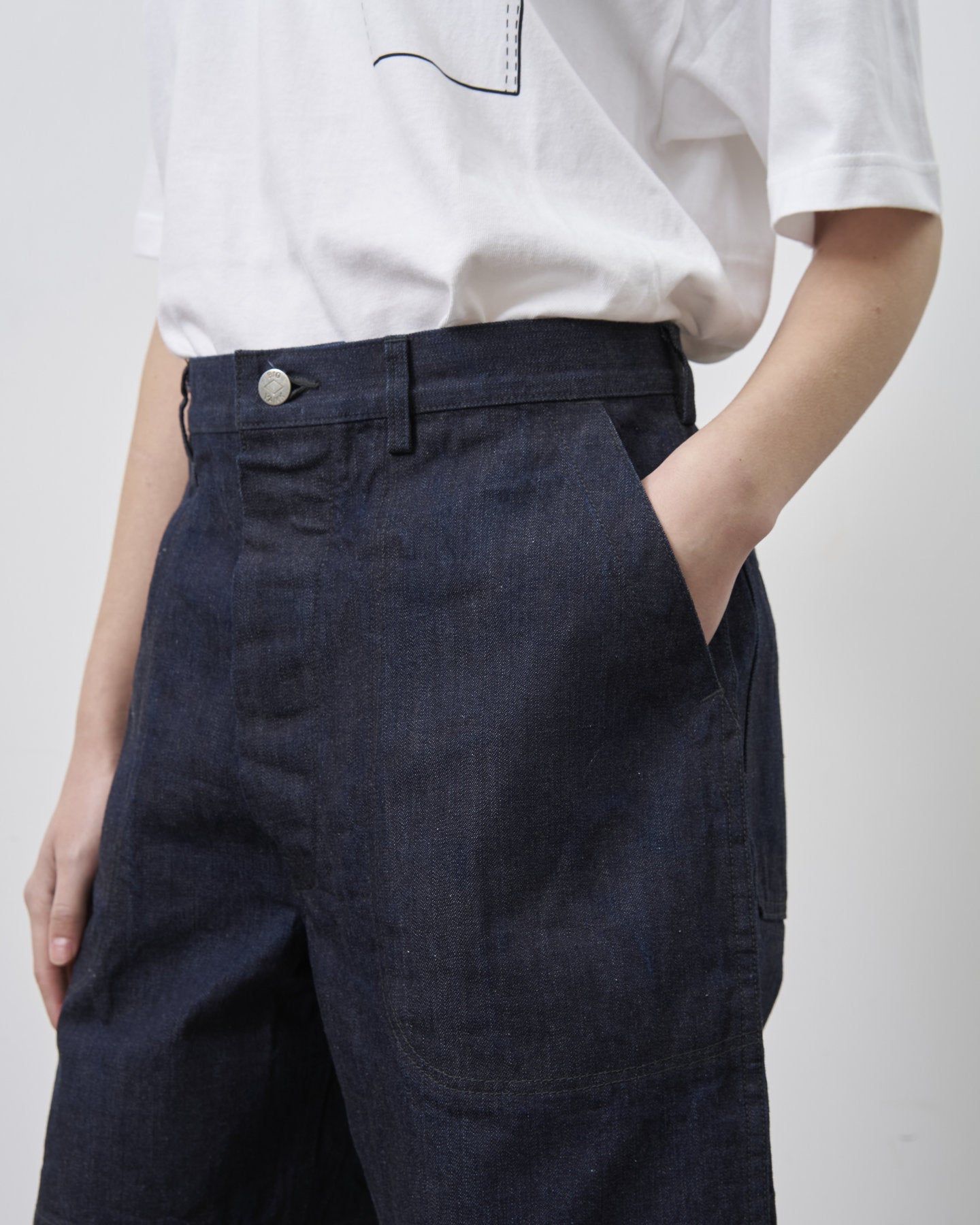 BIG YANK  U.S.NAVY UTILITY DENIM SHORTS