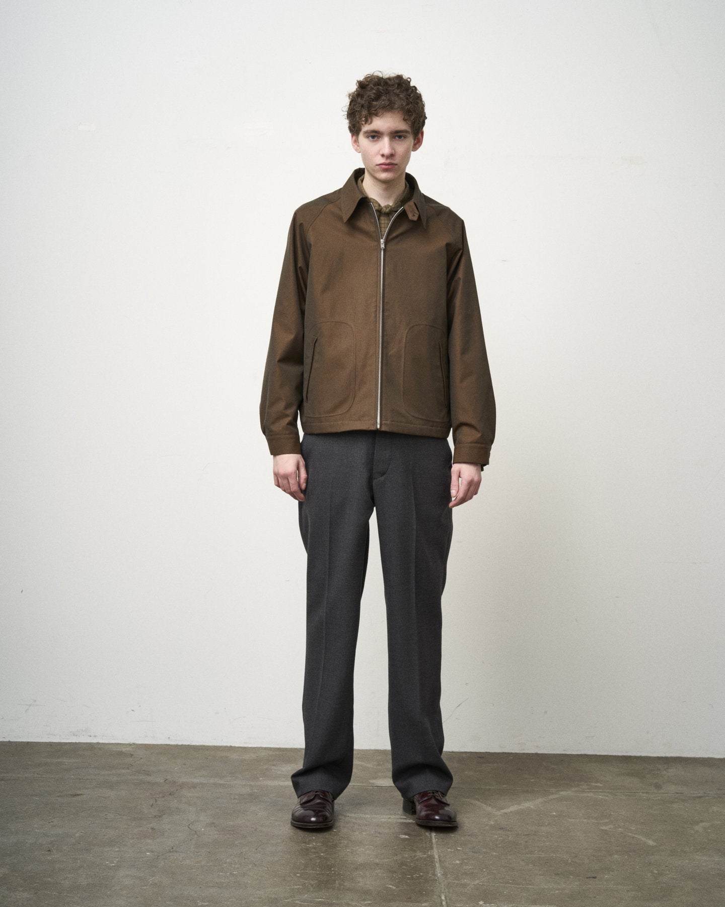 ANATOMICA by BRAGGIN' DRAGON VAN NUYS JACKET BROWN