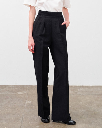 W.A.V.E.S PANTS WOOL LINEN CLOTH