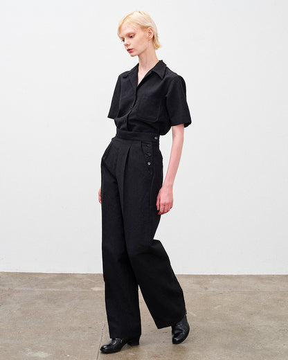 W.A.V.E.S PANTS WOOL LINEN CLOTH