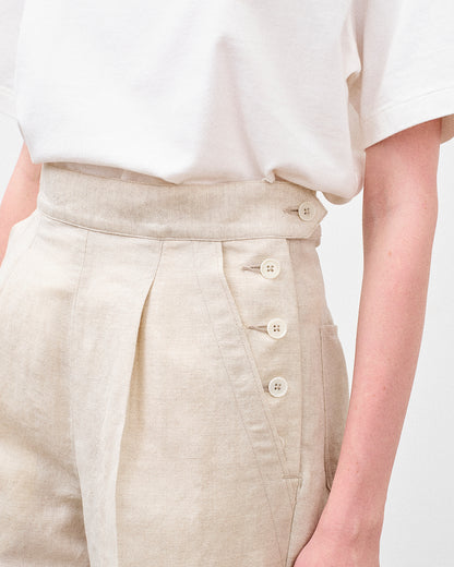 W.A.V.E.S PANTS WOOL LINEN CLOTH