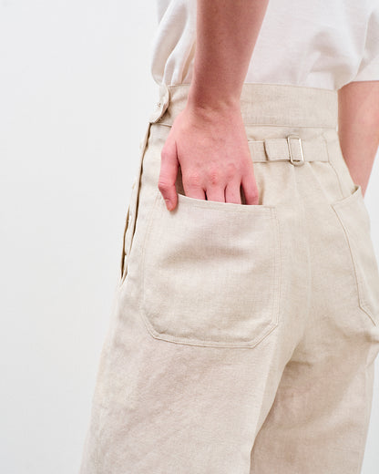 W.A.V.E.S PANTS WOOL LINEN CLOTH