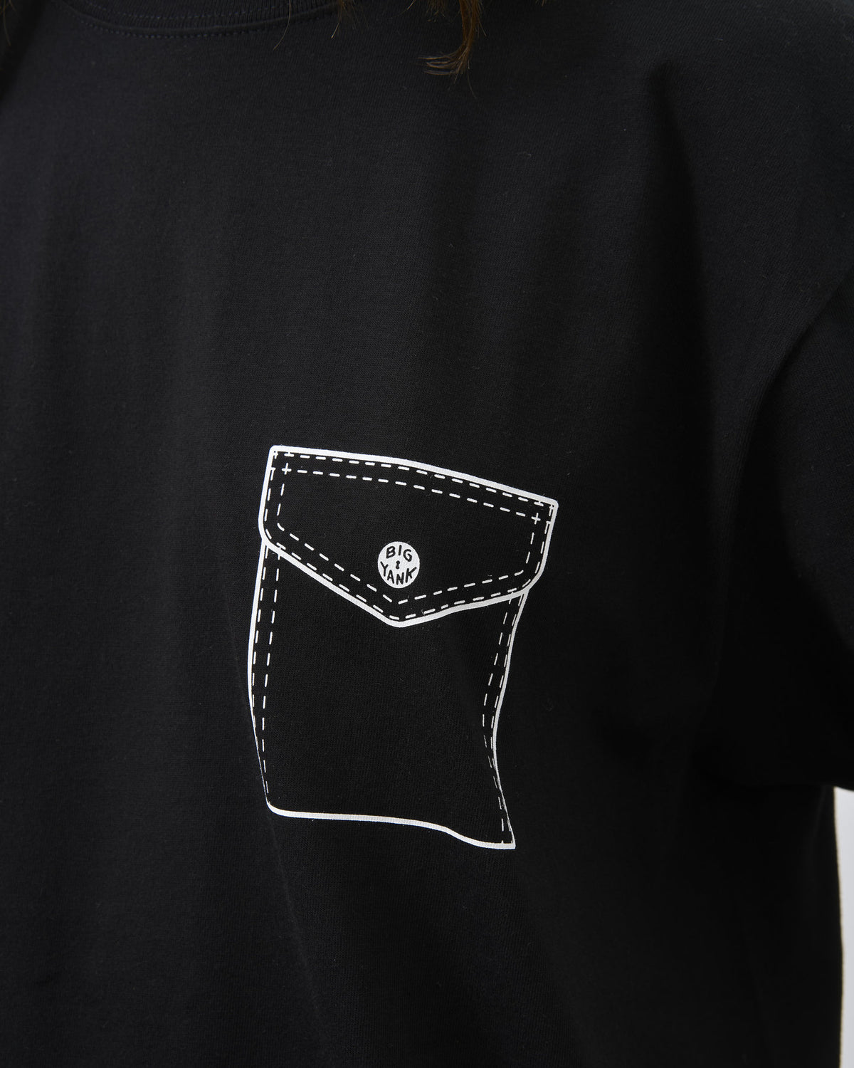 BIG YANK Y1935 FAKE POCKET TEE BLACK