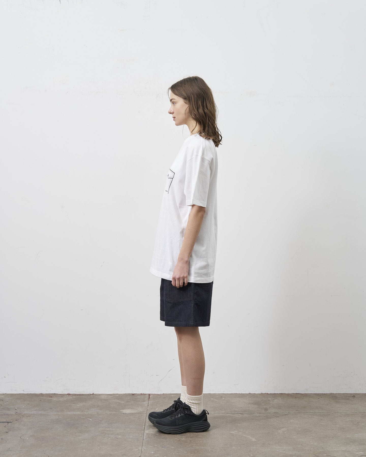 BIG YANK Y1935 FAKE POCKET TEE WHITE