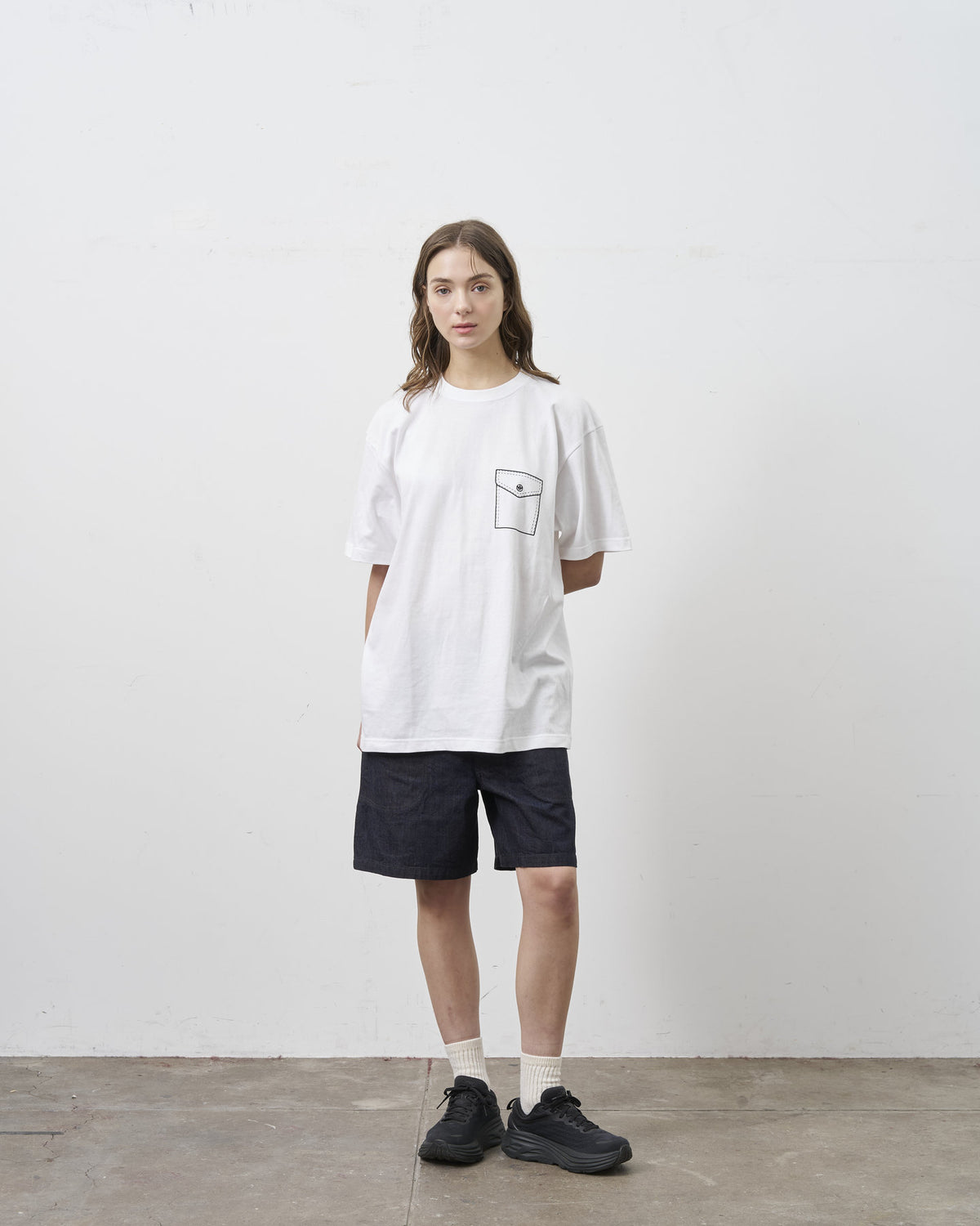 BIG YANK Y1935 FAKE POCKET TEE WHITE