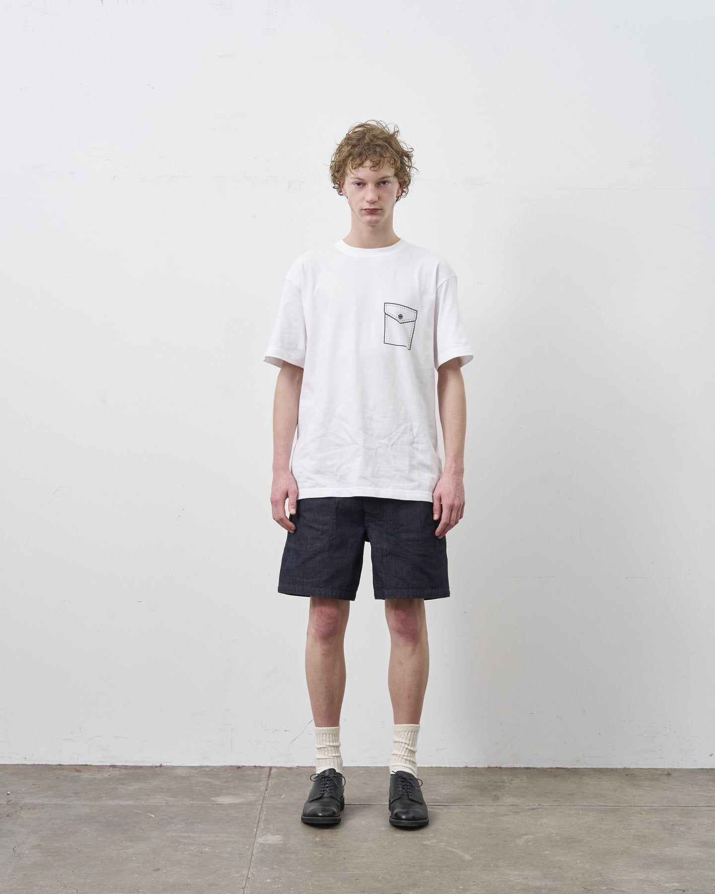BIG YANK Y1935 FAKE POCKET TEE WHITE