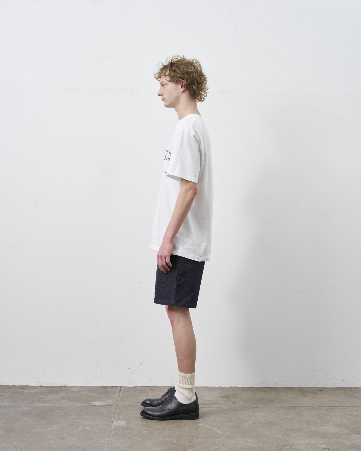 BIG YANK Y1935 FAKE POCKET TEE WHITE