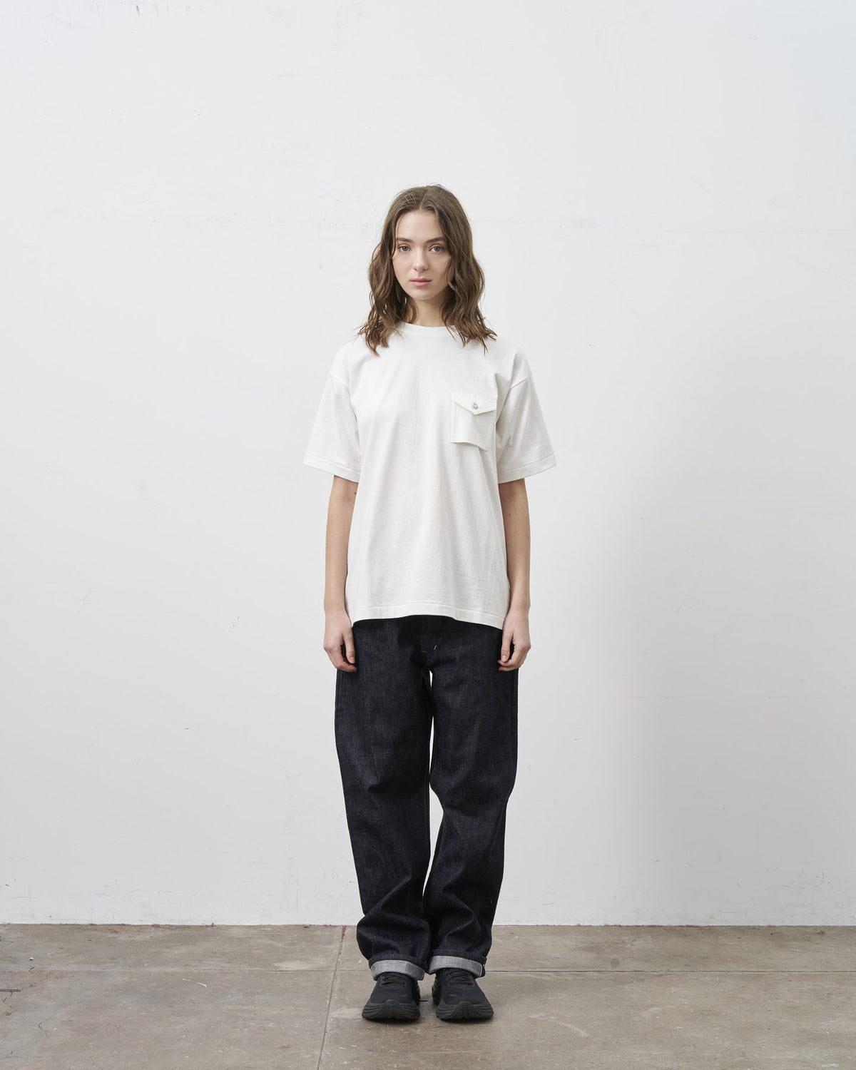 BIG YANK Y1935 POCKET TEE WHITE
