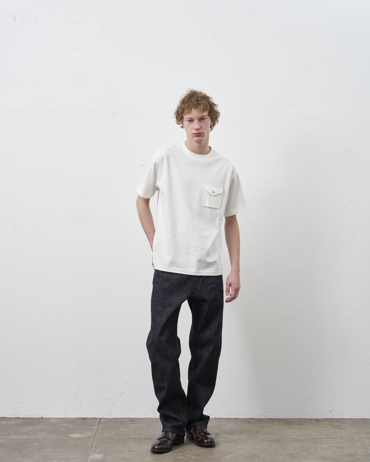 BIG YANK Y1935 POCKET TEE WHITE