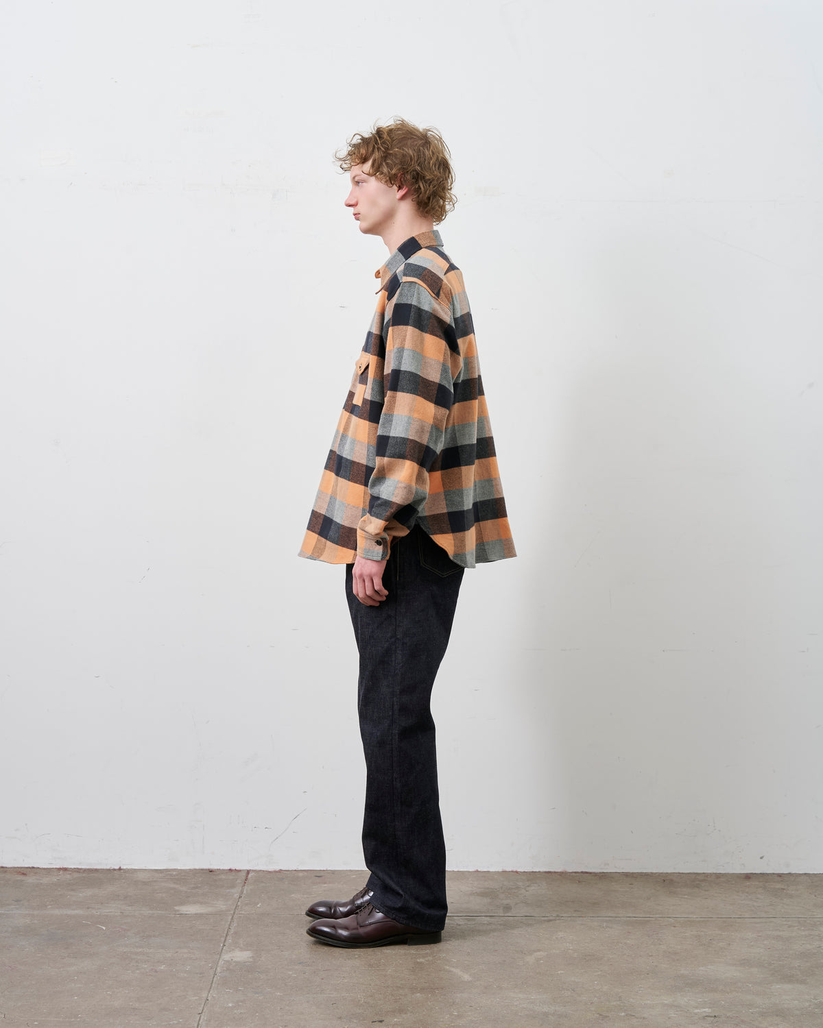 【Launch on September 12th】BIG YANK Y1936 HALF-ZIP SHIRTS FLANNEL BROCK CHECK