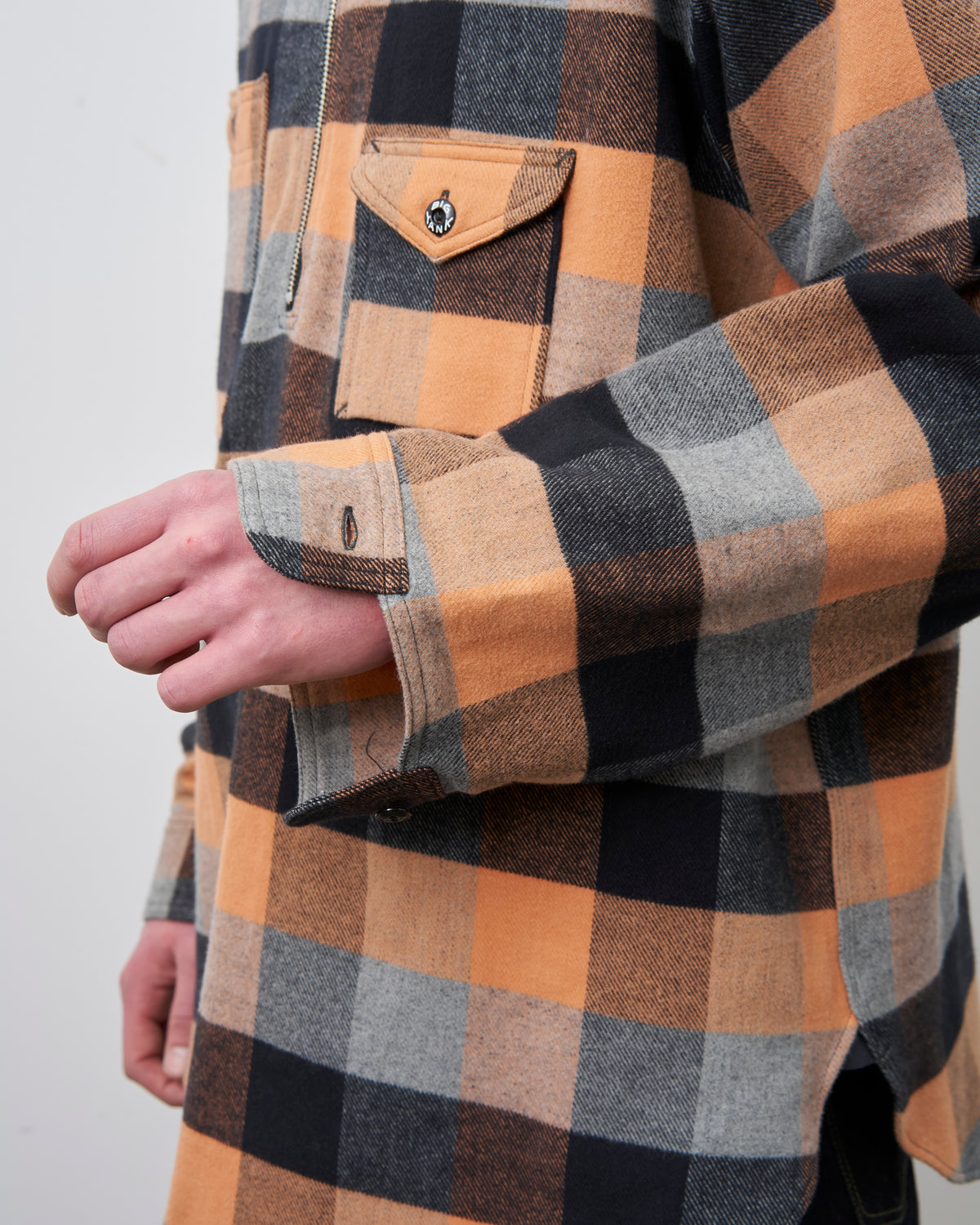 【Launch on September 12th】BIG YANK Y1936 HALF-ZIP SHIRTS FLANNEL BROCK CHECK