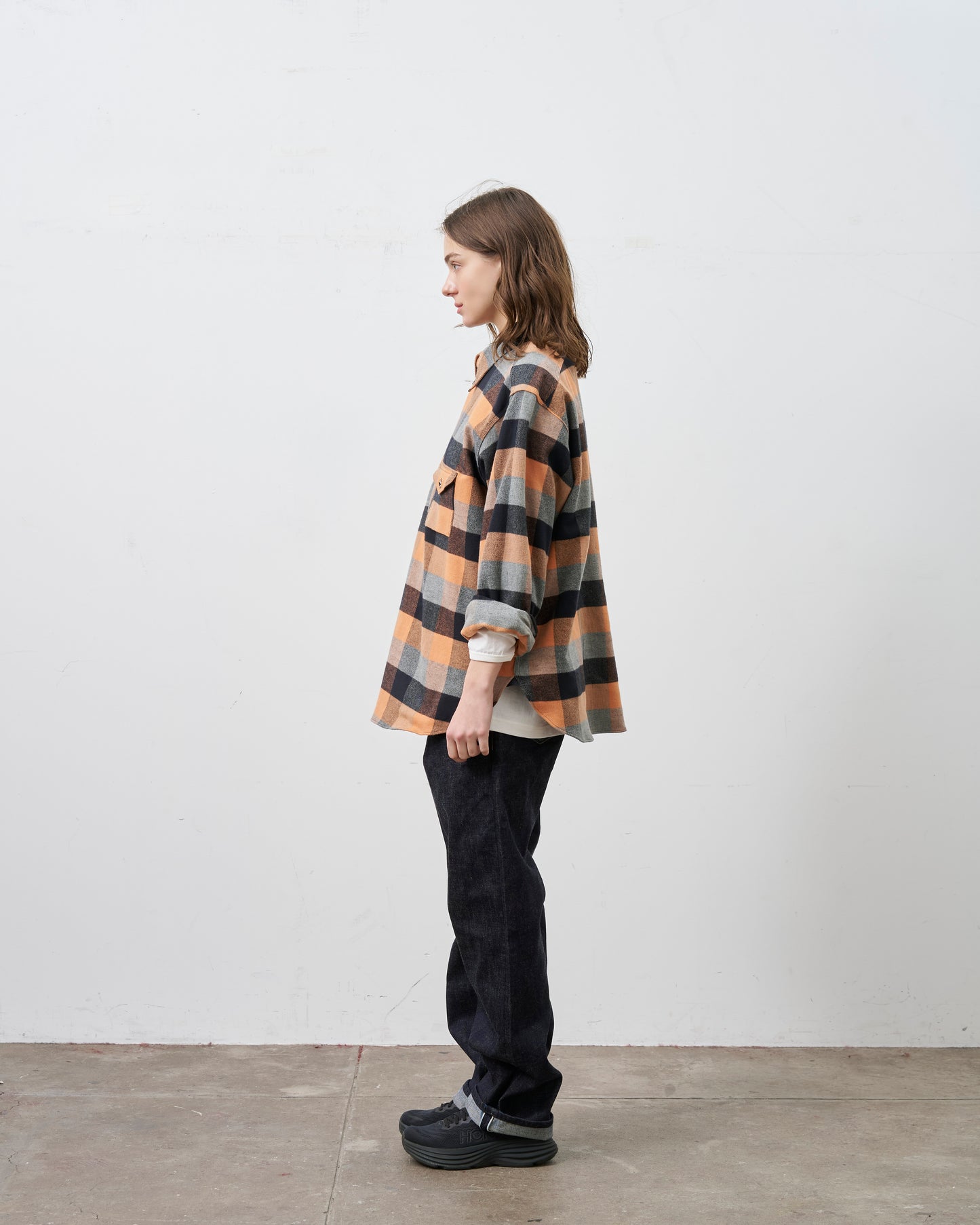 【Launch on September 12th】BIG YANK Y1936 HALF-ZIP SHIRTS FLANNEL BROCK CHECK