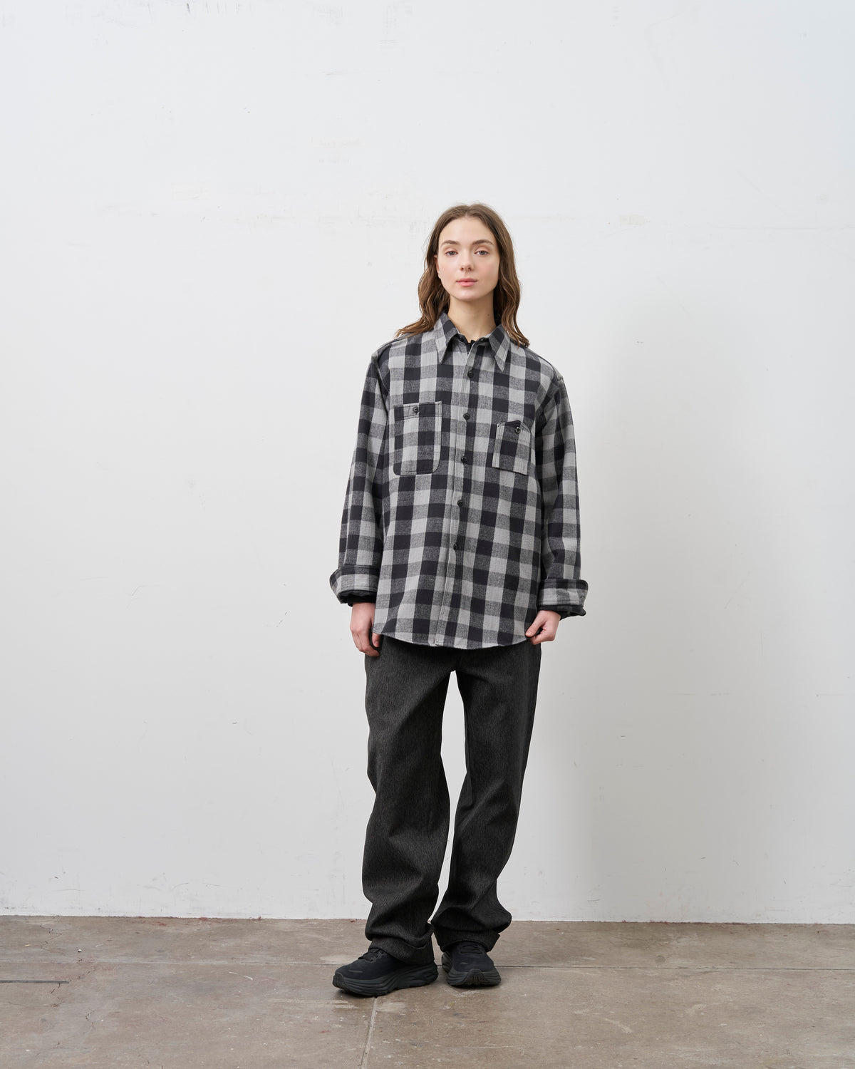 【Launch on September 12th】BIG YANK Y1945 SHIRTS FLANNEL BROCK CHECK GRAY