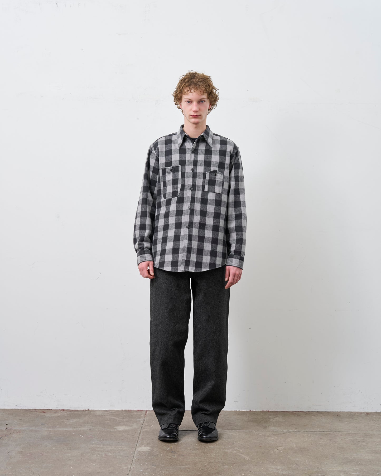 【Launch on September 12th】BIG YANK Y1945 SHIRTS FLANNEL BROCK CHECK GRAY