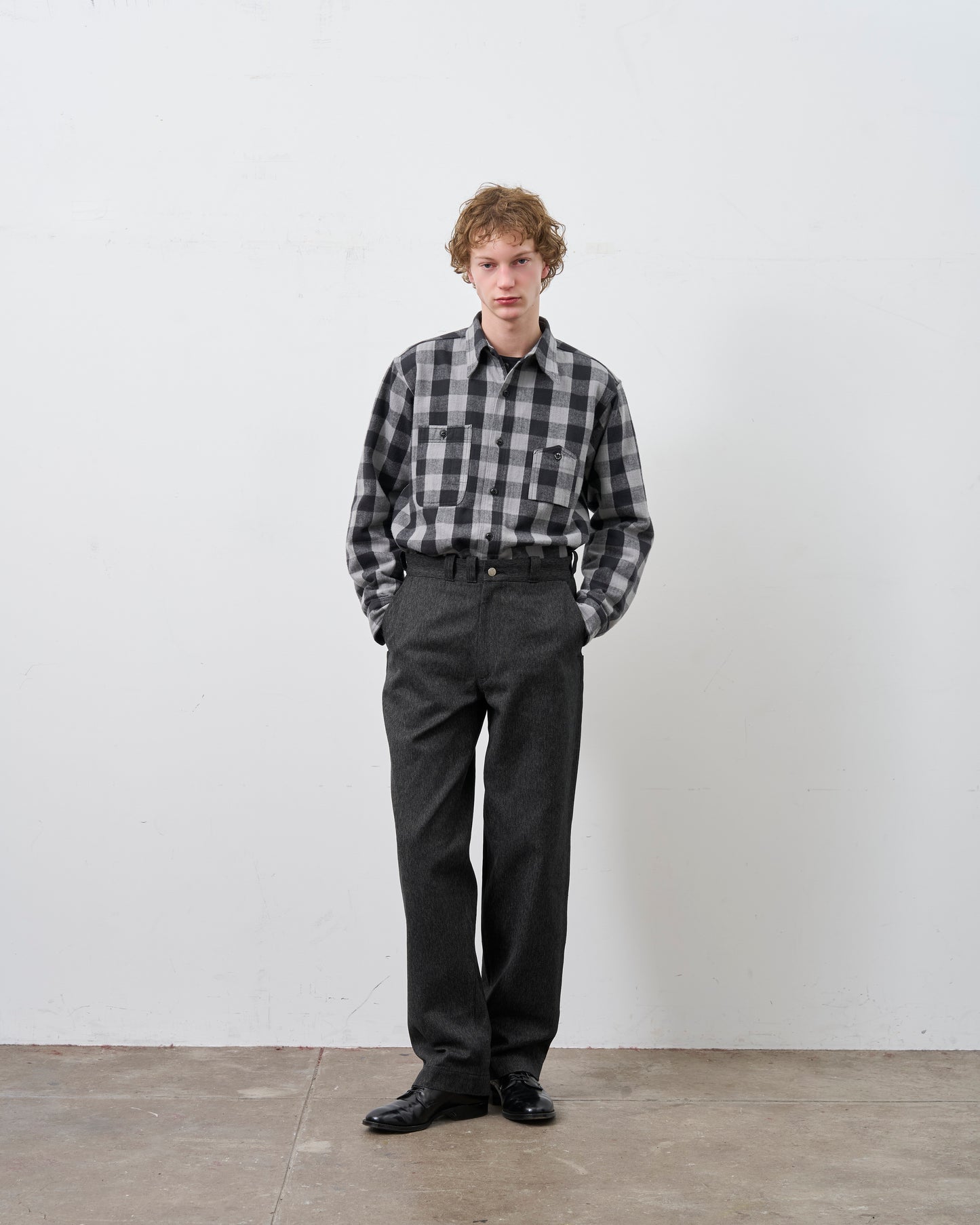 【Launch on September 12th】BIG YANK Y1945 SHIRTS FLANNEL BROCK CHECK GRAY