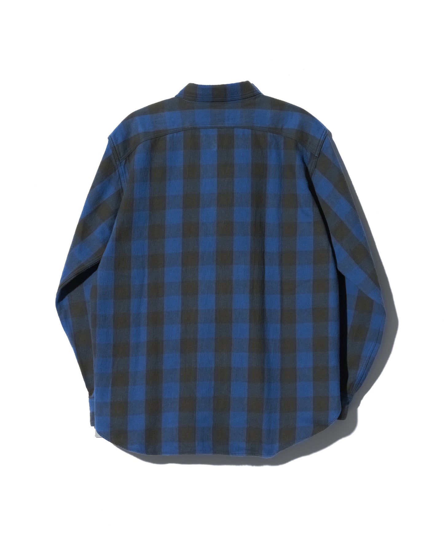 BIG YANK Y1945 SHRITS FLANNEL BROCK CHECK BLUE