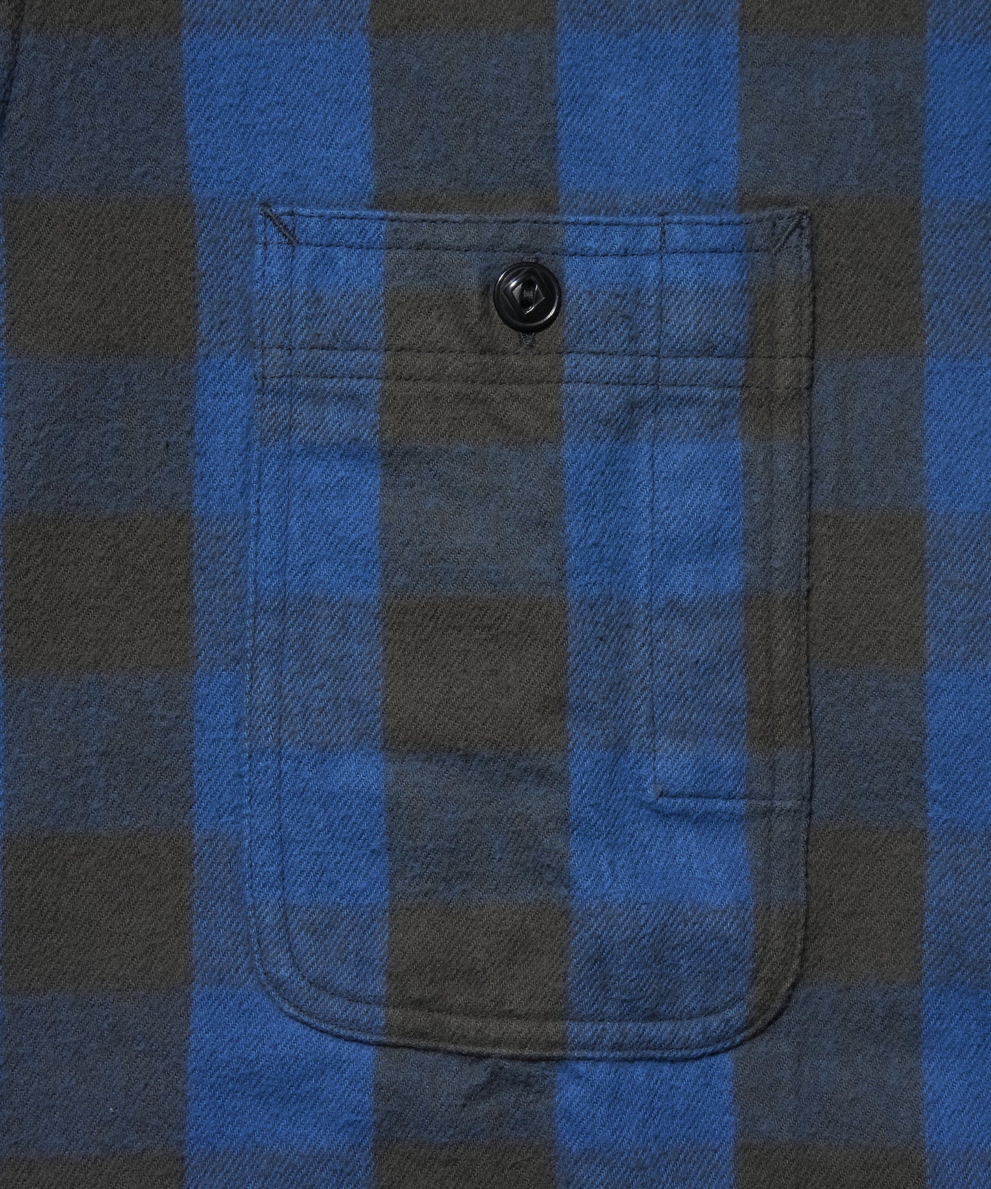 BIG YANK Y1945 SHRITS FLANNEL BROCK CHECK BLUE