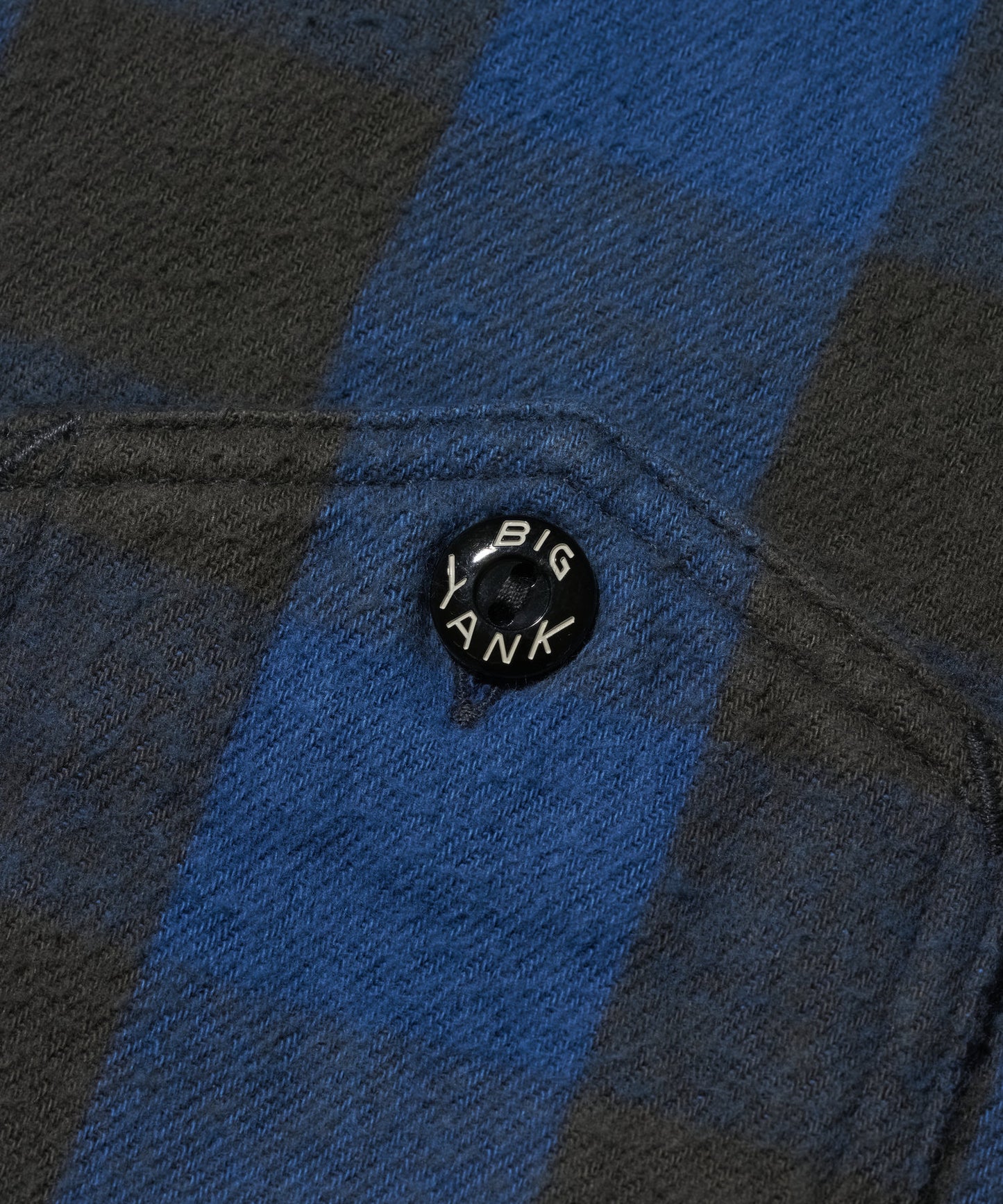 BIG YANK Y1945 SHRITS FLANNEL BROCK CHECK BLUE