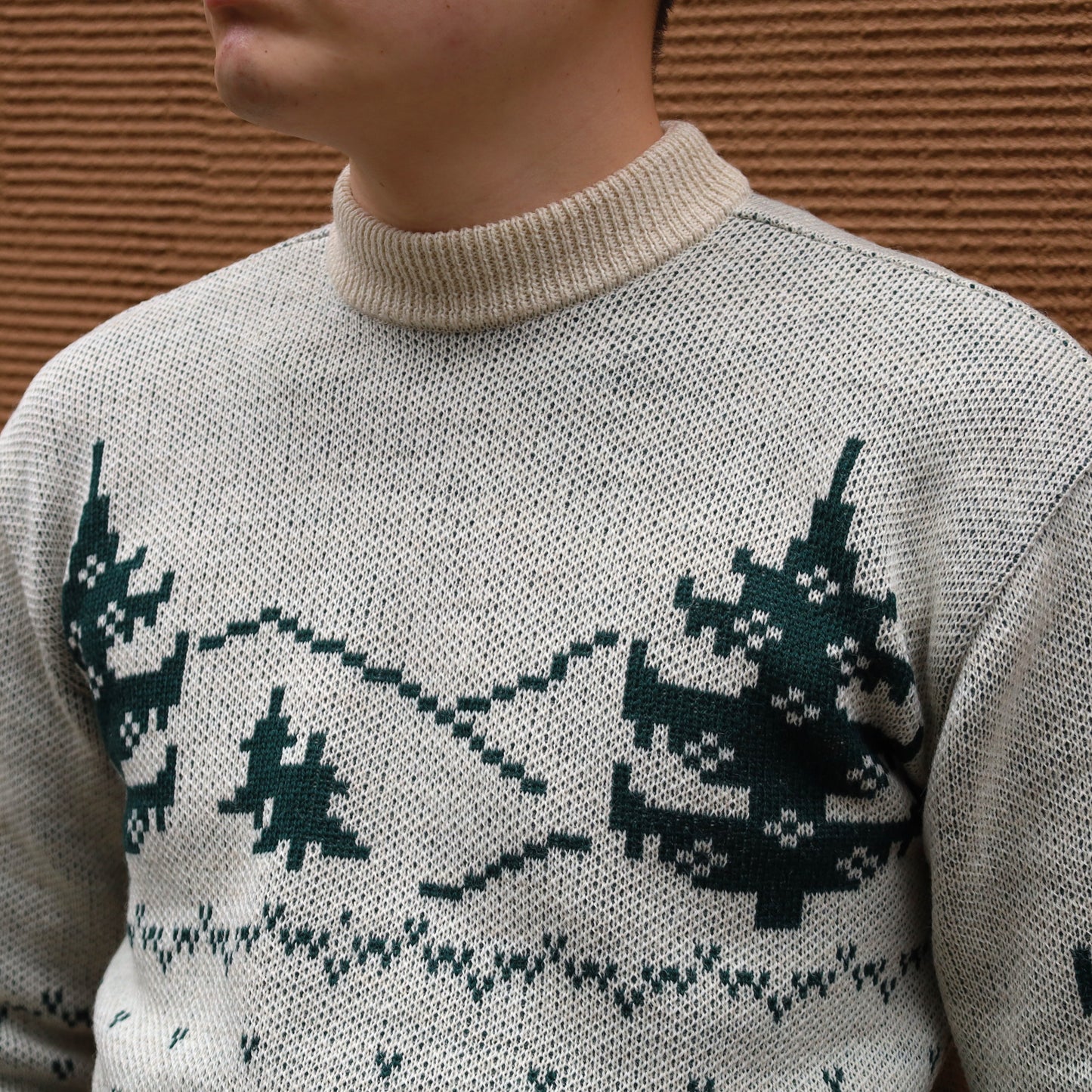 Der Sammler Holiday Sweater Crew Jacqueard