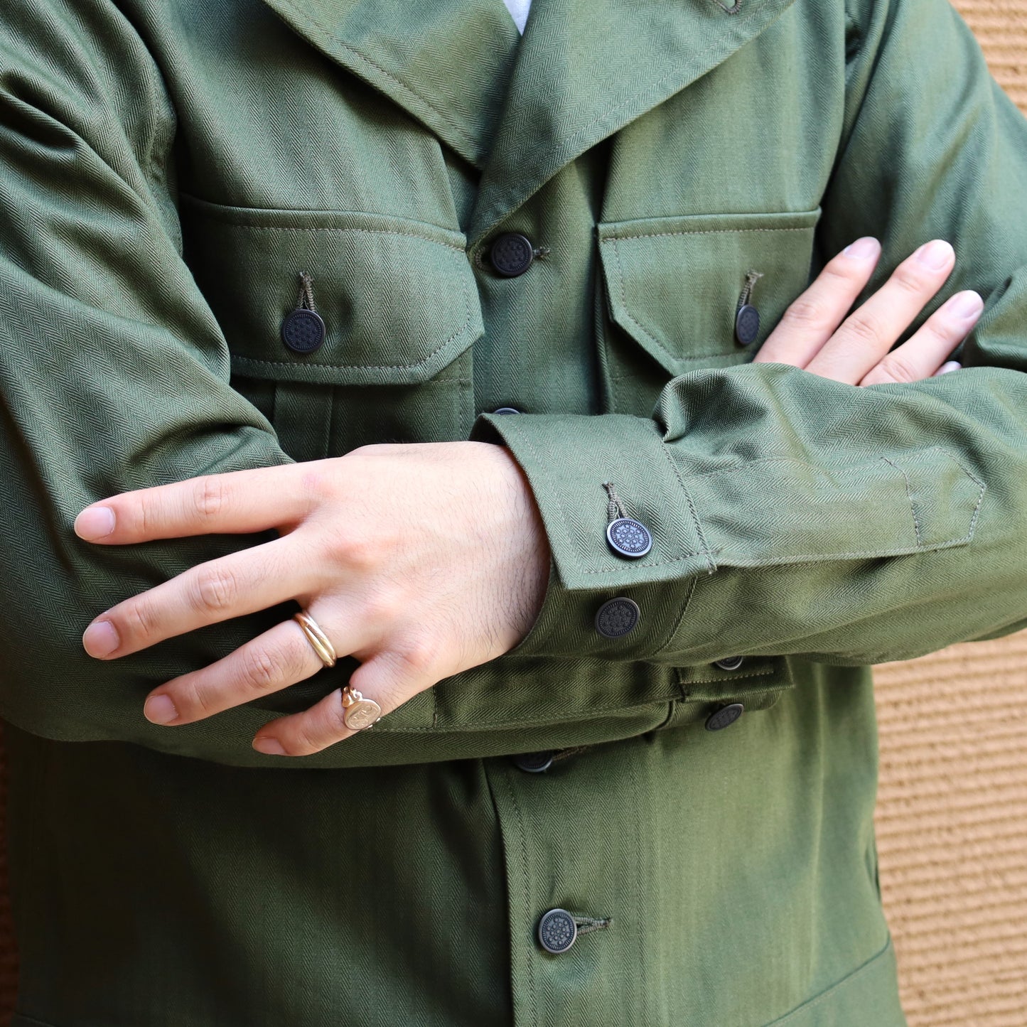 U.S.Army M-42 재킷 청어 본
