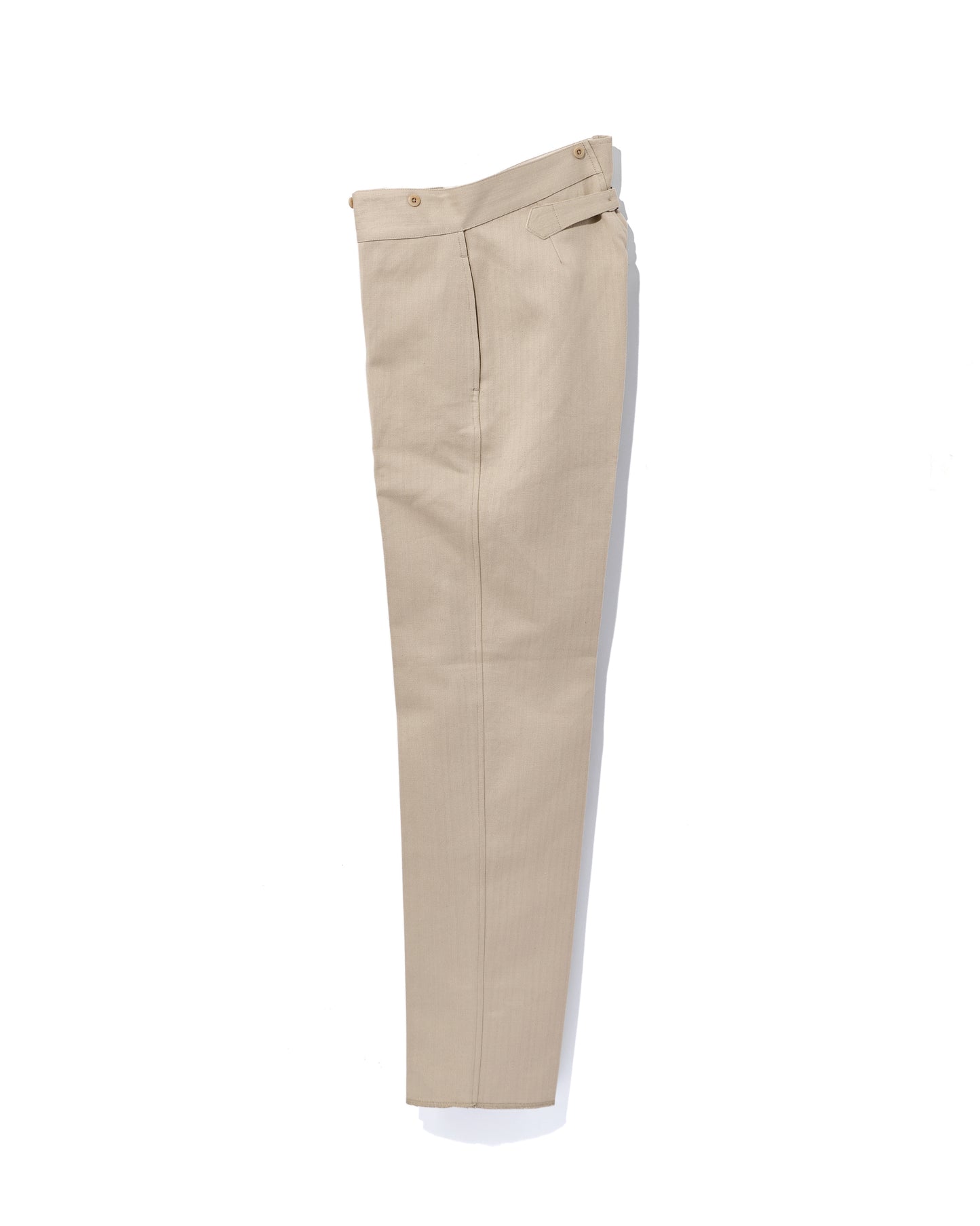 BJ LINEN COTTON HERRING-BONE NATURAL