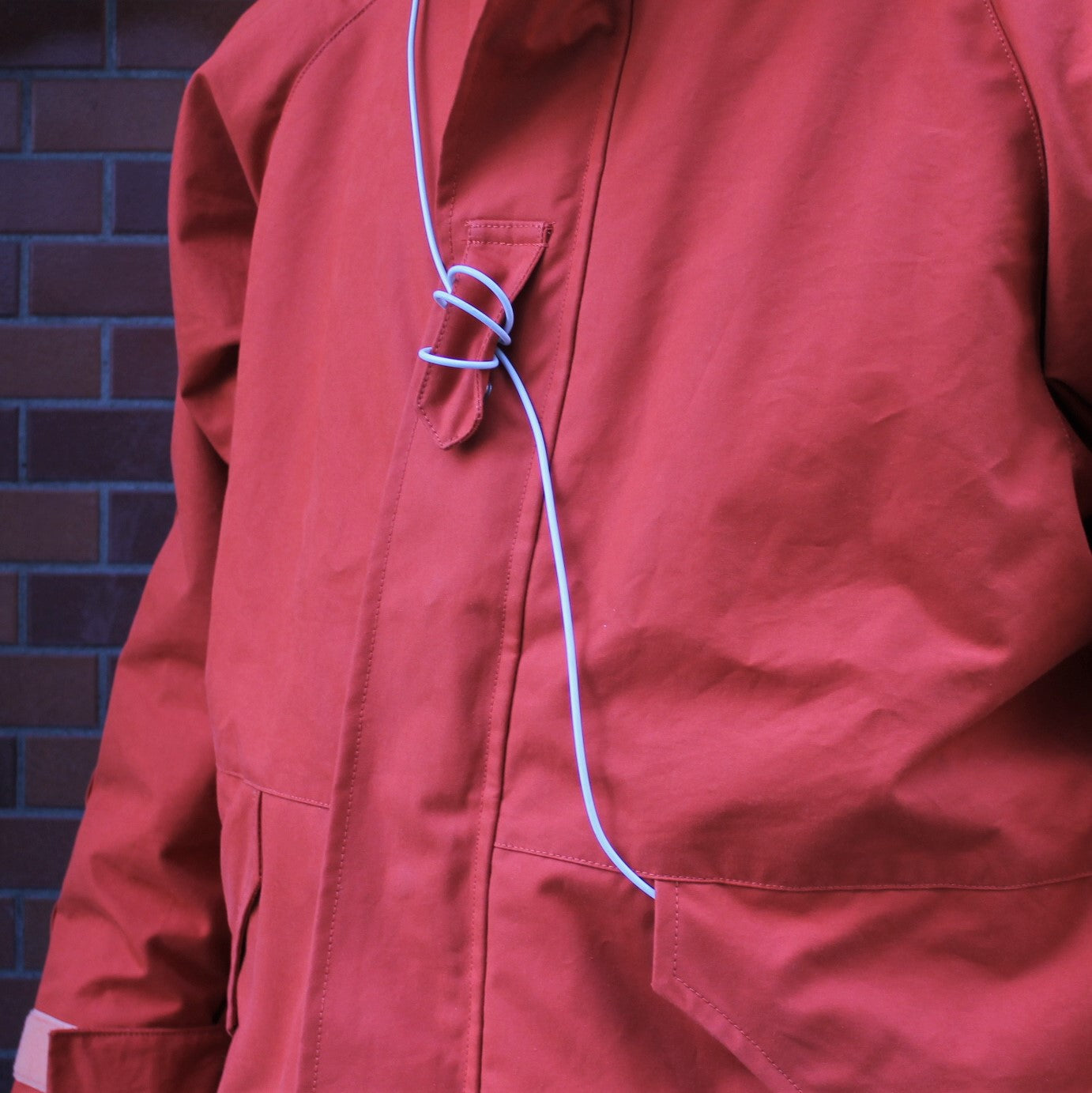 ANATOMICA VENTILE MILITARY PARKA RED S - マウンテンパーカー